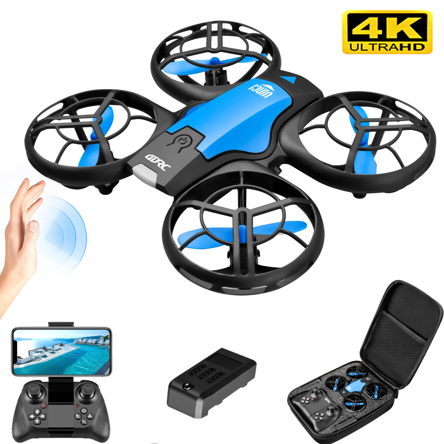 V8 Nowy Mini Dron 4K Profesjon – Drone Racing Camera recenzja i cena